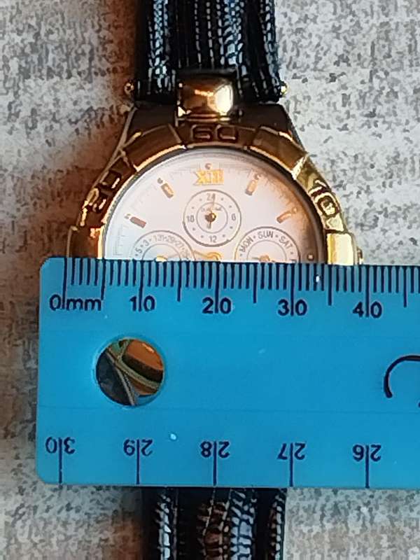 MENS VINTAGE THERMIDOR GOLD WATCH IN EXCELLENT WORKING CONDITION