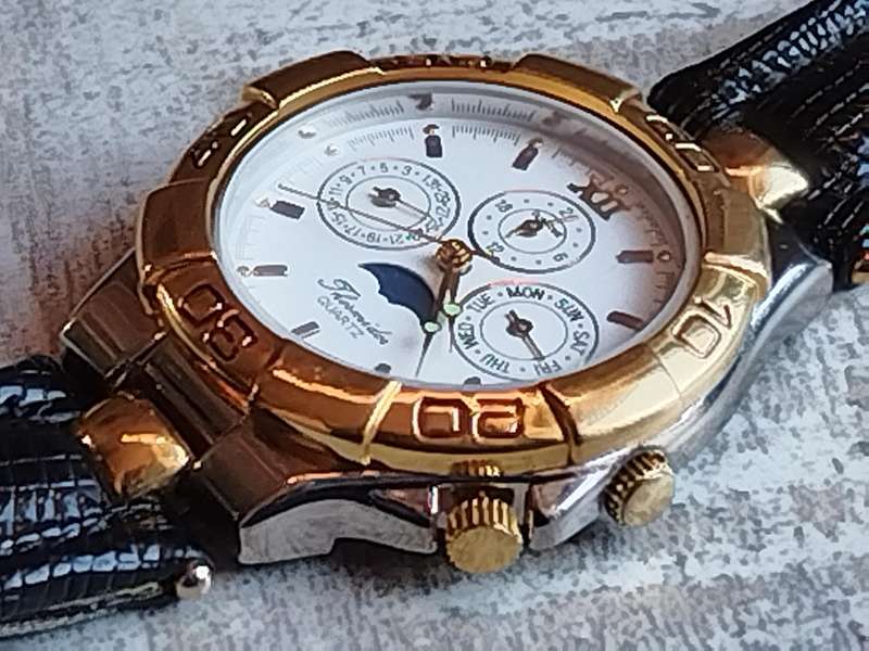 MENS VINTAGE THERMIDOR GOLD WATCH IN EXCELLENT WORKING CONDITION