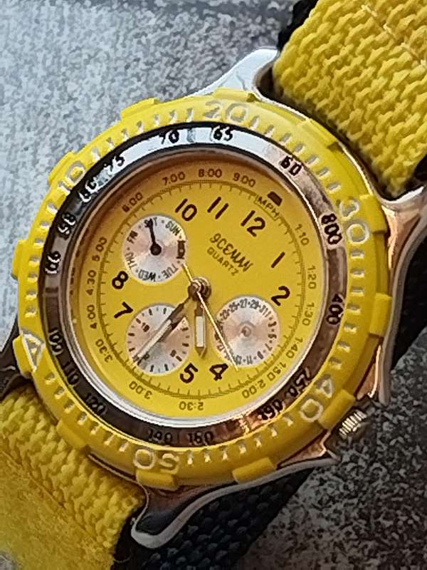 MENS STUNNING SCEMAN SPORTS WATCH IN EXCELLENT WORKING CONDITION