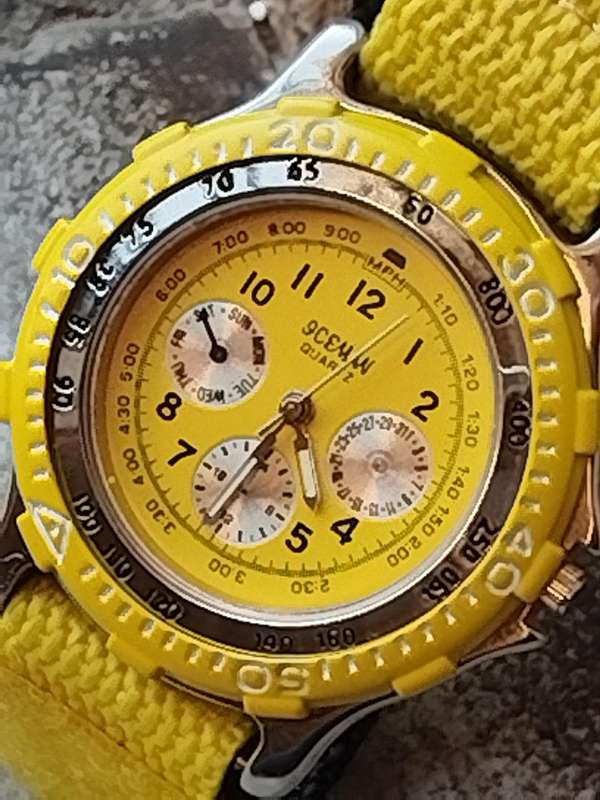 MENS STUNNING SCEMAN SPORTS WATCH IN EXCELLENT WORKING CONDITION