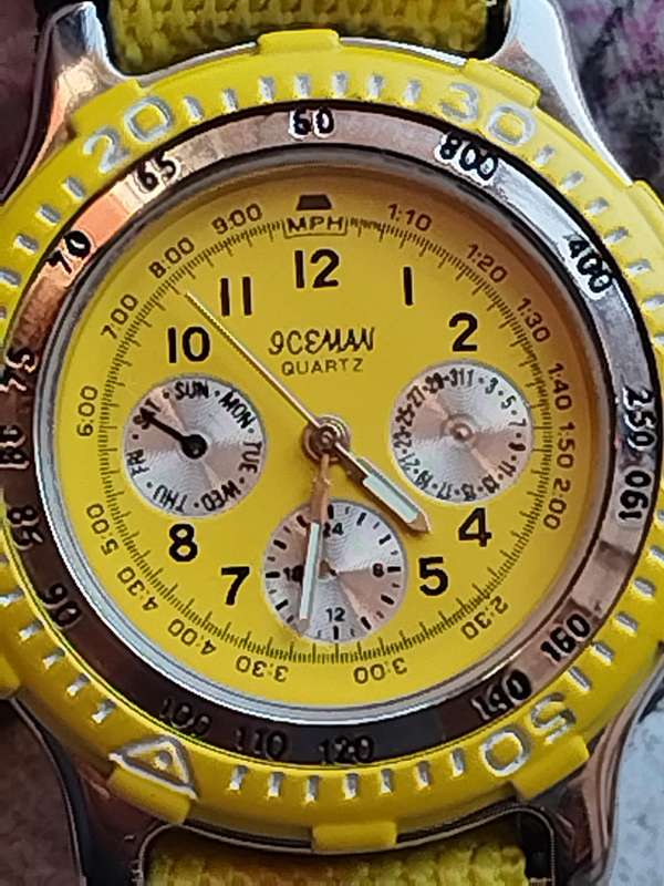 MENS STUNNING SCEMAN SPORTS WATCH IN EXCELLENT WORKING CONDITION