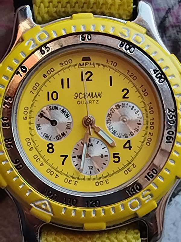 MENS STUNNING SCEMAN SPORTS WATCH IN EXCELLENT WORKING CONDITION