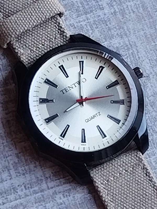 MENS TEN TWO ARMY WATCH WITH HUGE 50MM DIAL IN EXCELLENT WORKING CONDITION