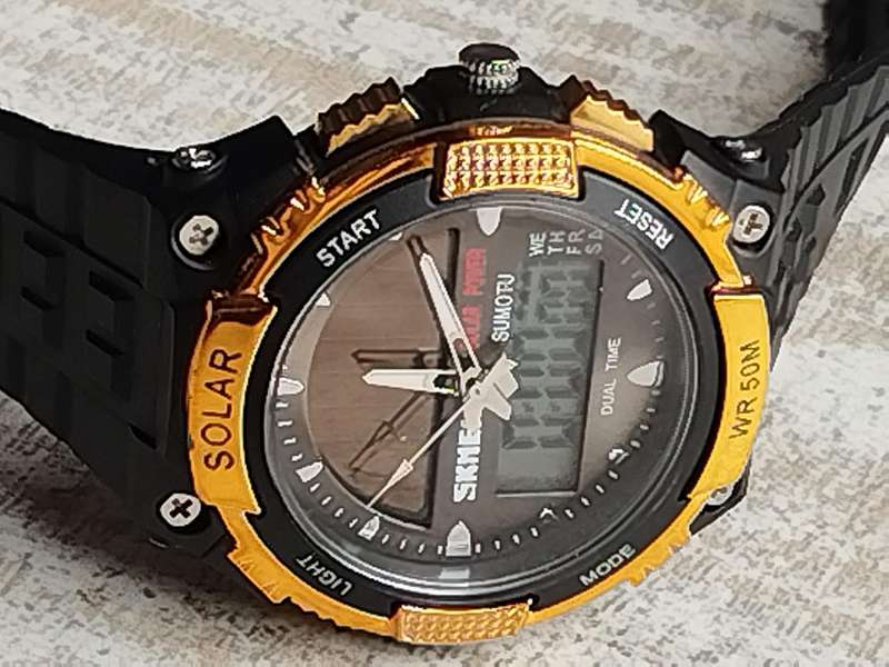 MENS SKMEI 1049 ANALOG/DIGITAL SOLAR WATCH