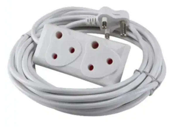 5m Extension Cord With a Two -way Multi-plug Extension Lead
