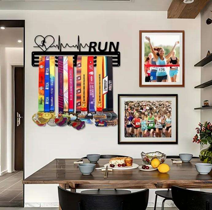 Medal Display Rack | Hanging Organizer for Running Medals - Unique Gift