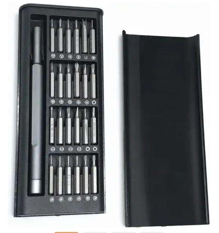 24 in 1 Magnetic Precision Screwdriver Set Electronics Eyeglass & Watch Repair Tool Kit