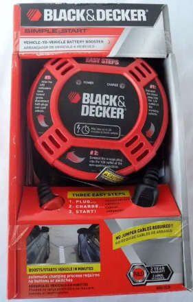 Black & Decker Simple Start BBC2CB Vehicle to Vehicle Battery Booster