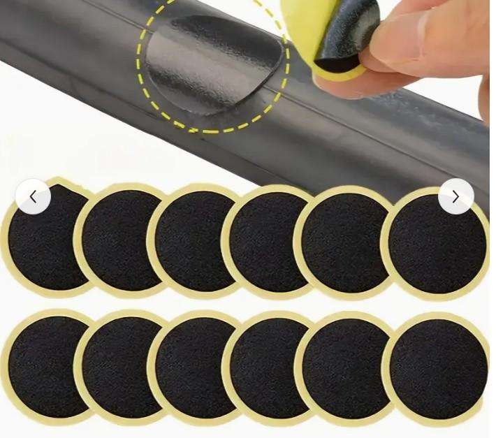 10pcs Quick-Fix Bicycle Tire Repair Patches 10pcs - Glue-Free, Durable Protection