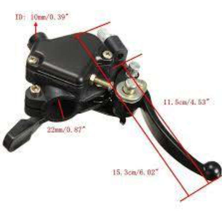 Quad Thumb Throttle + Speed Governor + Hand Brake Function for Mini Motors