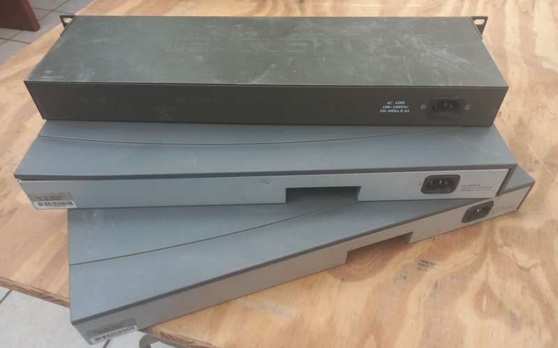 Joblot Fast Ethernet Switches.