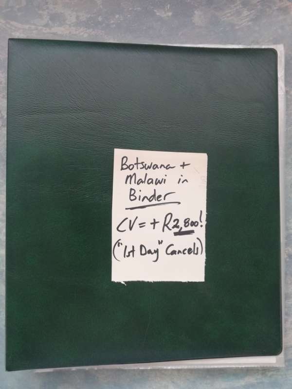 Botswana/Malawi in Binder (Lot933)