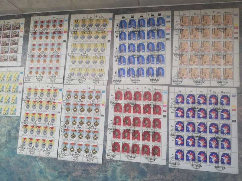 RSA Sheets/blocks (Lot976)