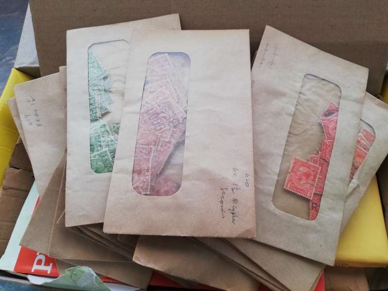 Stamps in Box (Lot013)