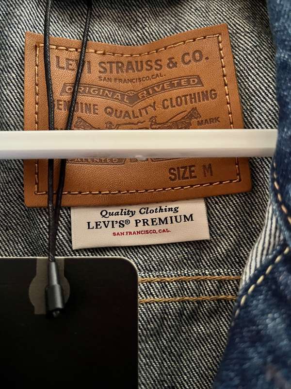 Levi's Mens Denim Trucker Jacket Blue Medium