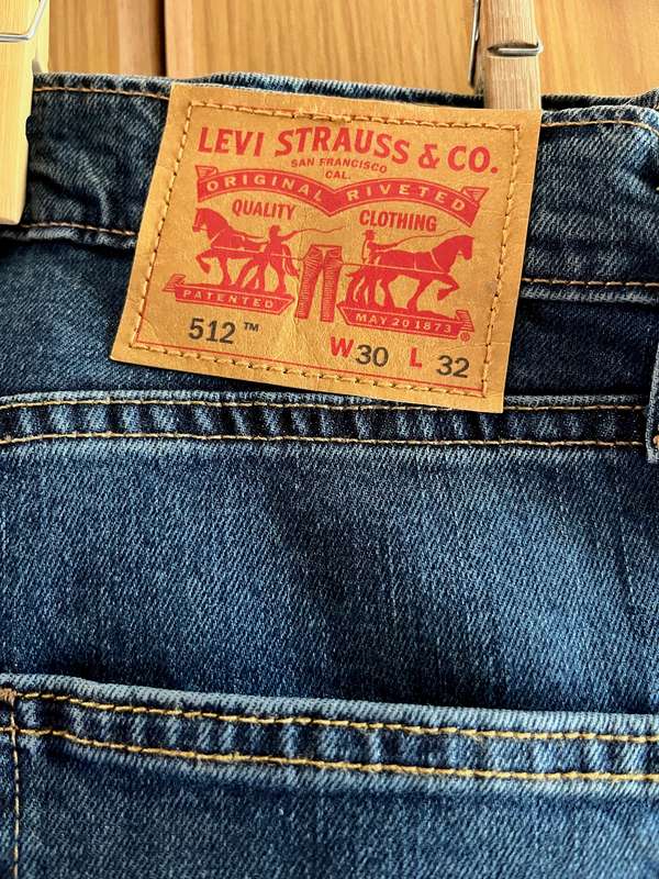Levi`s 512  Slim Taper Men`s  Jeans Blue W30 L32
