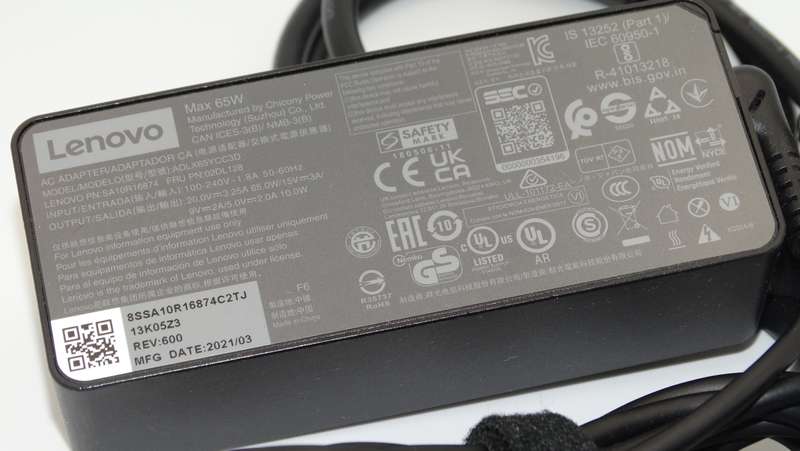 Lenovo Laptop Charger USB-C 65W