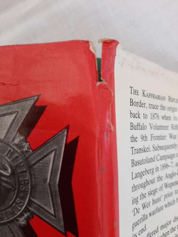 THE KAFFRARIAN RIFLES 1876-1986 FRANCIS L. COLEMAN SIGNED BY AUTHOR FIRST EDITION 1988