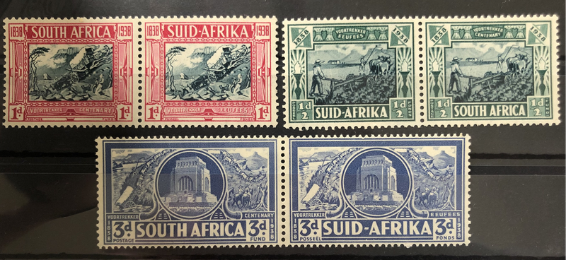UNION SA 1938 VOORTREKKER CMF GOOD MINT VERY SLIGHTLY MTD
