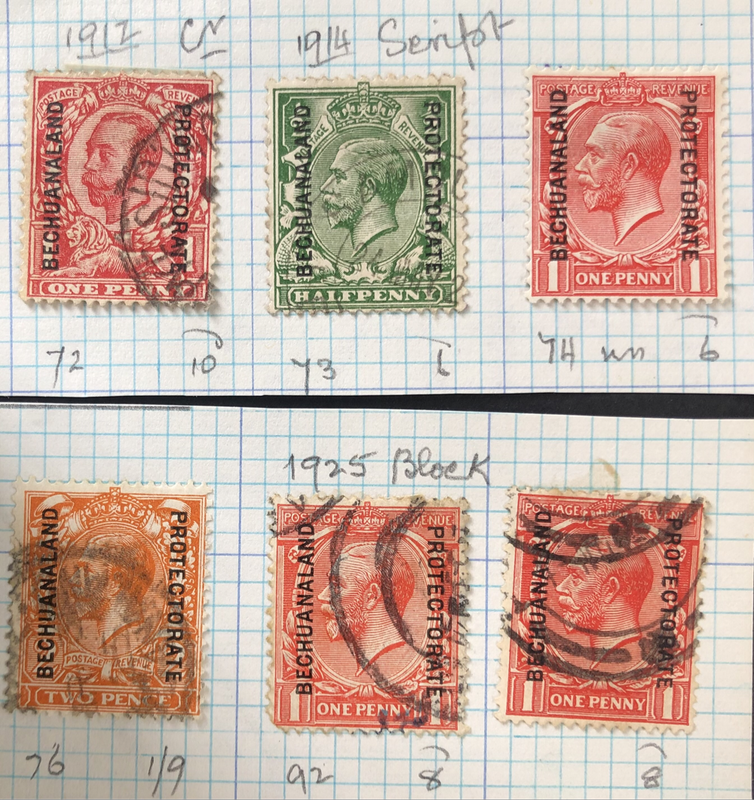 BECHUANALAND PROTECTORATE 1912-1913