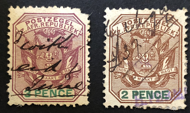 TRANSVAAL KGV POSTZEGEL FISCAL