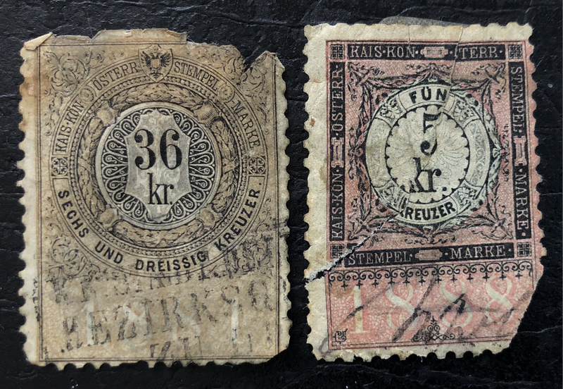 OSTERREICH 1887/1888