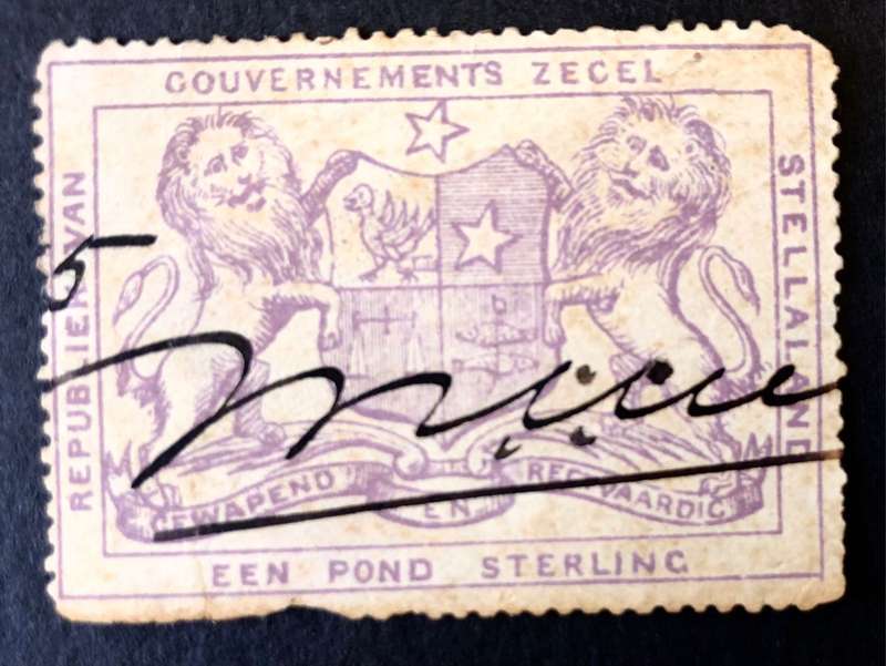 STELLALAND BOER REPUBLIC 1882 -1883