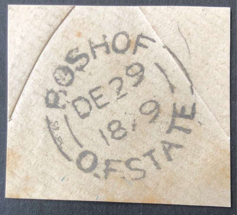 DATE STAMP BOSHOF O F S 1879