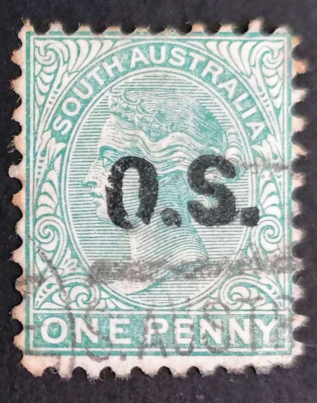 SOUTH AUSTRALIA OVERPRINT