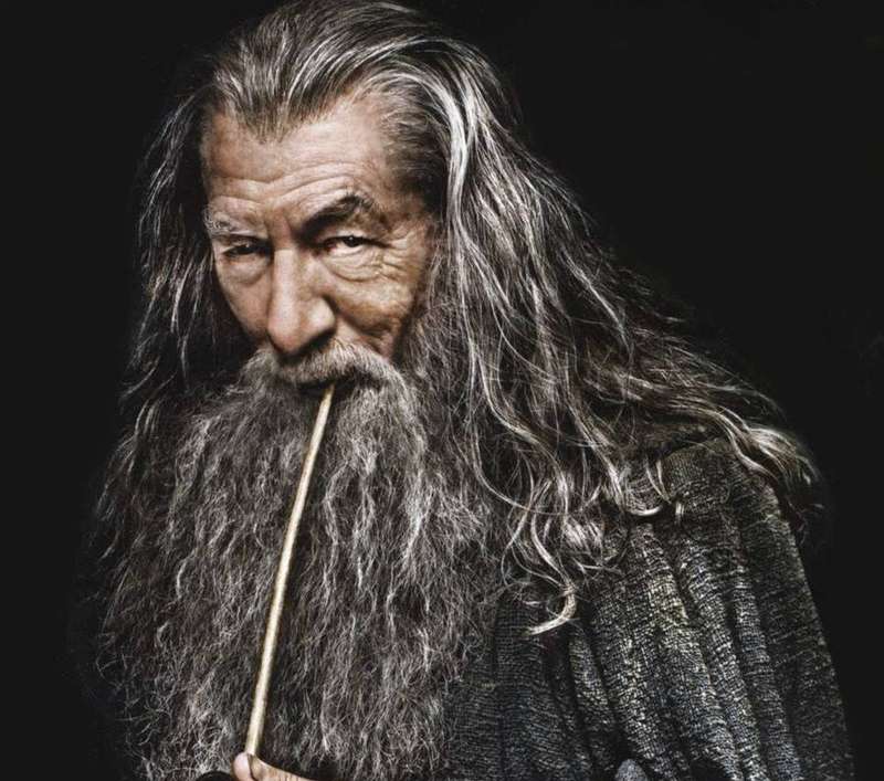 Lord of the Rings Hobbit Gandalf Style Long Tobacco Smoking Pipe - Czech Pipe - 23cm