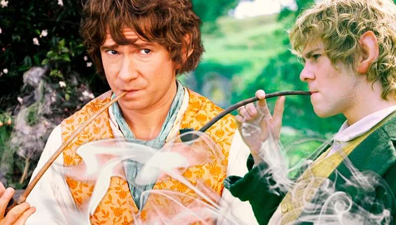Lord of the Rings Hobbit Gandalf Style Long Tobacco Smoking Pipe - Czech Pipe - 23cm