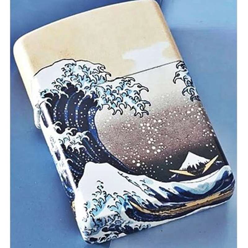 Zorro Lighter - Artist: Hokusai - The Great Wave