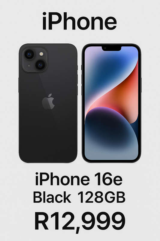 Apple iPhone 16e 128GB black