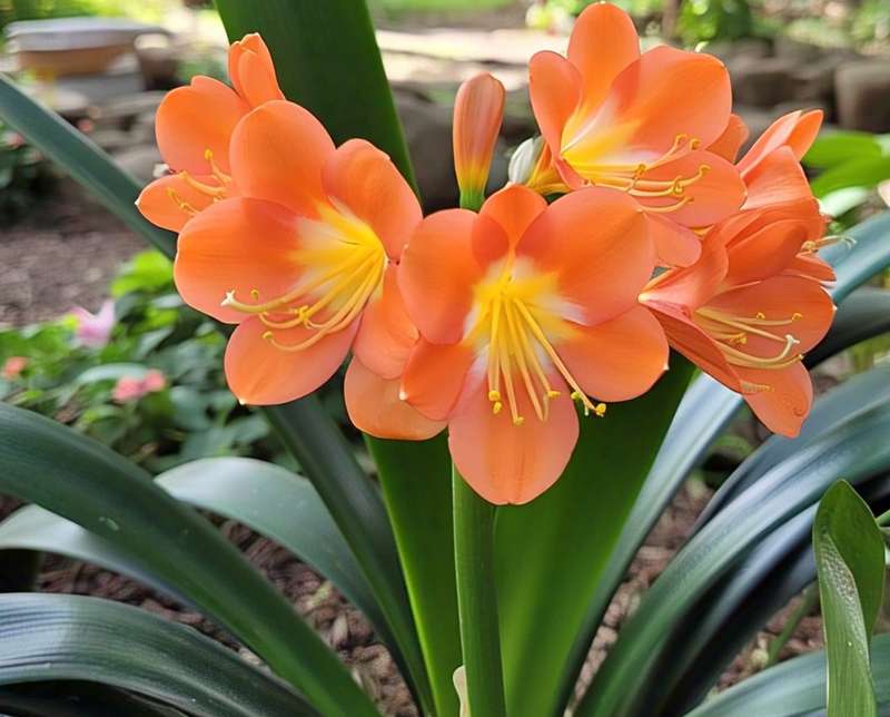 CLIVIA  Miniata  Versicolor - Orange and Yellow -  10  Seeds