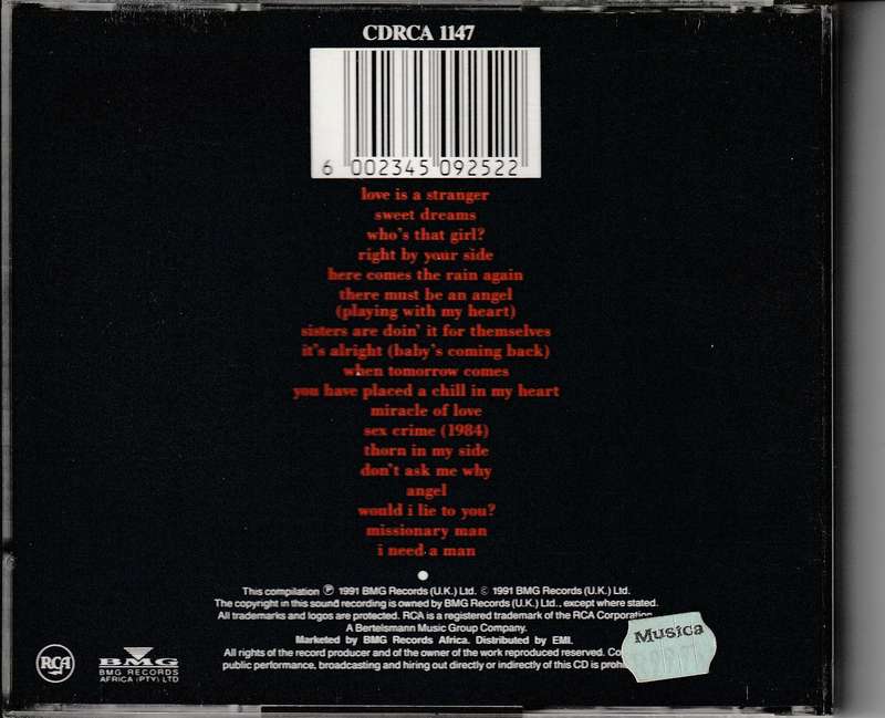 Eurythmics - Greatest Hits
