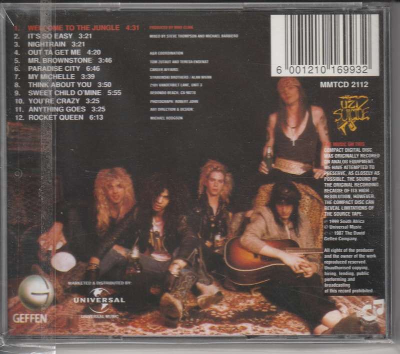 Guns n Roses - Appetite for Destruction