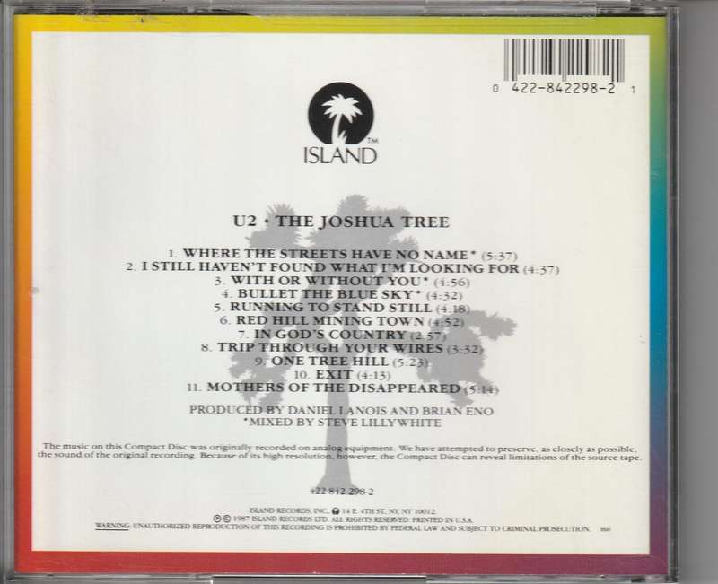 U2 - The Joshua Tree
