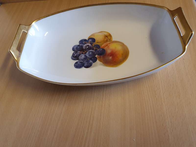 Vintage Thomas Bavaria Dish with Gold Trim  (32cm x 32cm height 7cm)