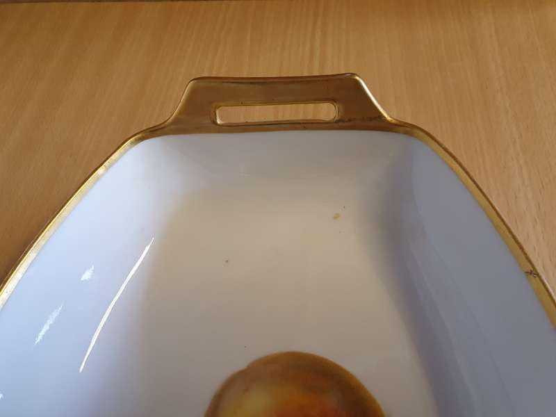Vintage Thomas Bavaria Dish with Gold Trim  (32cm x 32cm height 7cm)