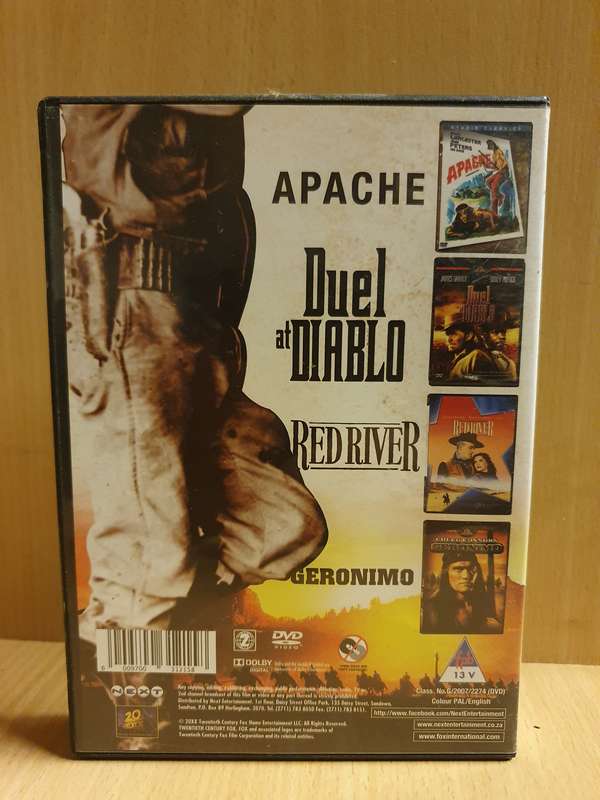 Western Legends Box Set - Apache/Duel at Diablo/Red River/Geronimo - Dvd (4 discs)