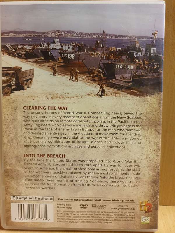 World War II in Colour - Clearing the Way & Into the Breach - Dvd
