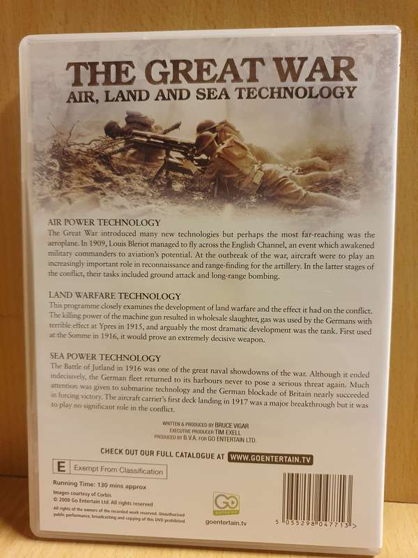 World War II in Colour - Air, Land and Sea Technology - Dvd