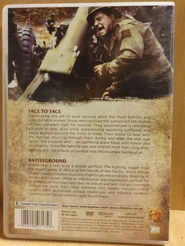 World War II in Colour - Face to Face & Battleground - Dvd