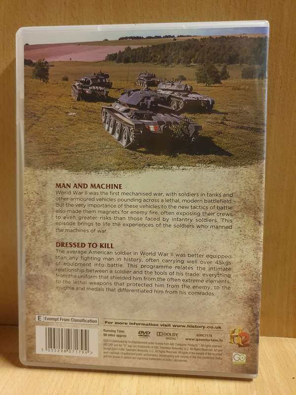 World War II in Colour - Man and Machine & Dressed to Kill - Dvd