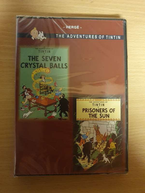 Herge - The Adventures of Tintin: The Seven Crystal Balls, Prisoners of The Sun - Dvd (NEW)