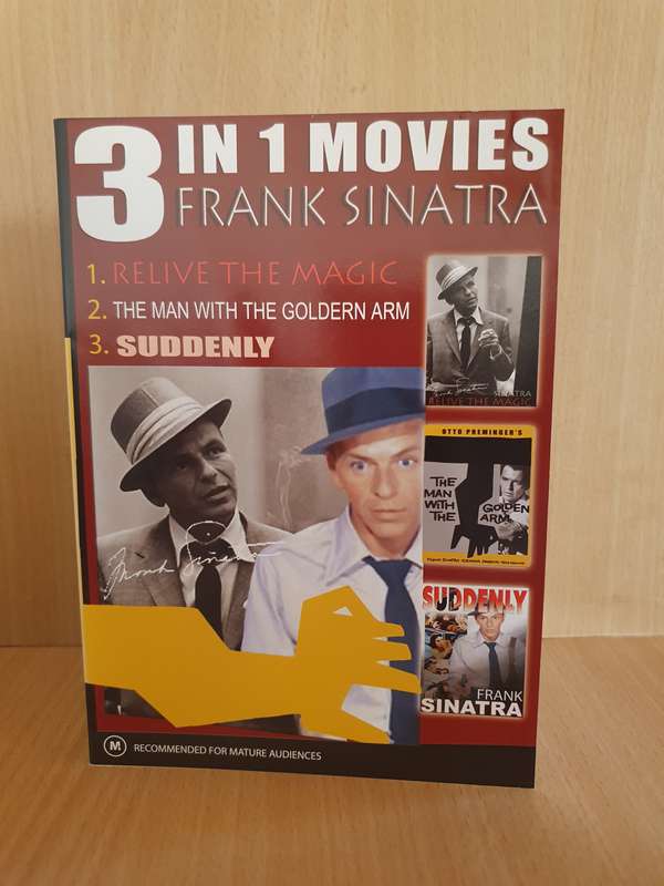 Relive the Magic/The Man with The Goldern Arm/Suddenly - Dvd (Frank Sinatra)