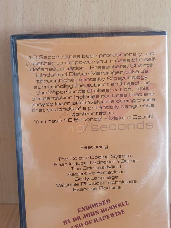 10 Seconds Make it Count - Dvd  (NEW CONDITION)