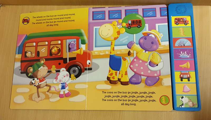 The Wheels on the Bus - Board Book