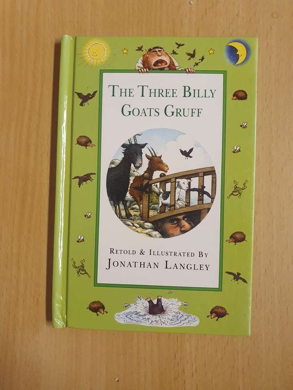 The Three Billy Goats Gruff Retold & Illustrated by Jonathan Langley (Hardcover)