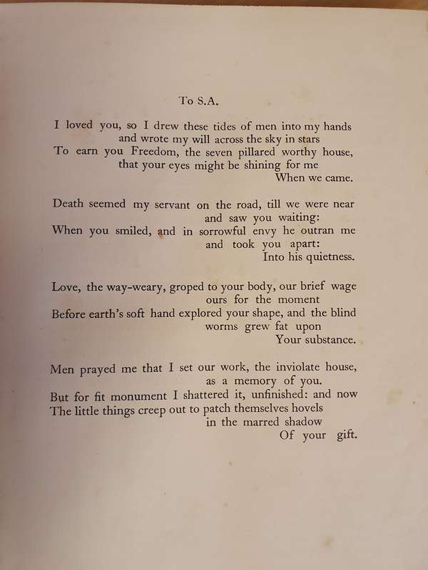 Seven Pillars of Wisdom : T.E. Lawrence  (Hardcover)